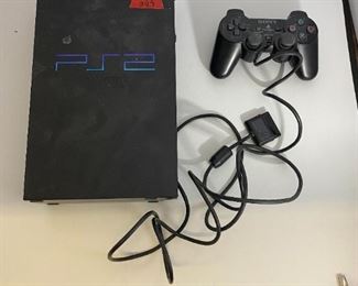 PS2 Video Game Console and Controller