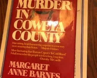 Book - Murder in Coweta County, signed by Margaret Anne Barnes