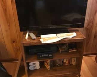TV and stand.