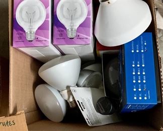 Box of lights and light fixtures
$40