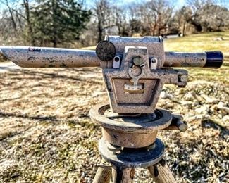 Vintage Surveyor with Tripod Powr-Kraft Model No. 84-6497-1