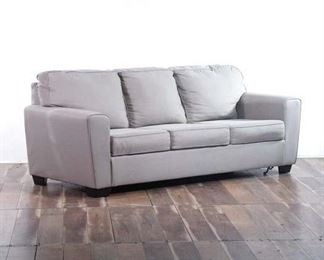 Three-Section Grey Sofa Bed