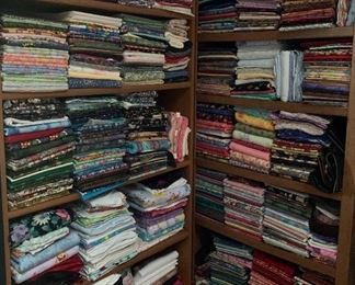 So much fabric to choose from!
