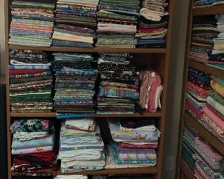 So much fabric to choose from!