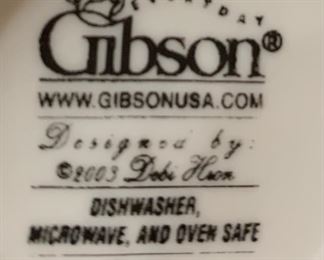 Gibson Christmas China