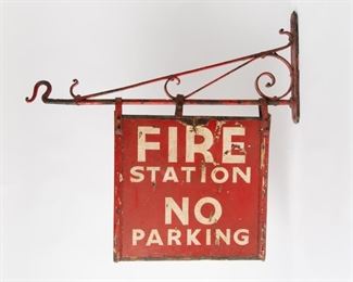 21: Hand Painted Fire Station Sign