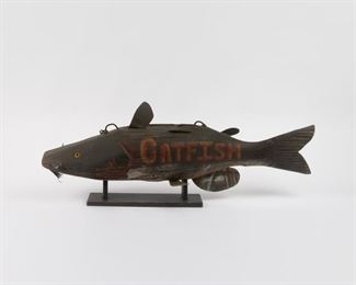 26: Folk Art Catfish Trade Sign