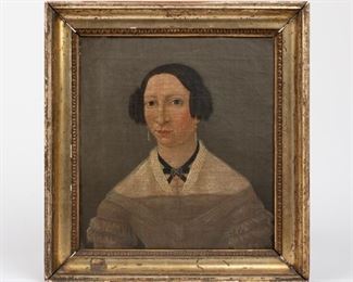 25: Victorian Oil Portrait on Canvas