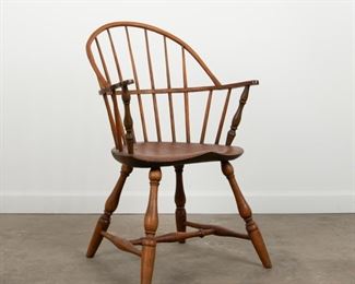 63: Sack Back Windsor Chair, 19th c.