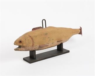 67: Folk Art Carved Fish Decoy
