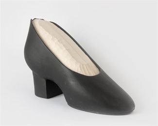 76: Large Painted Wood Shoe Store Display