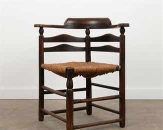 81: 19th American Round About Chair