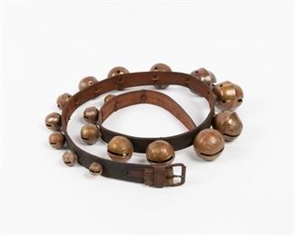 98: Strap of Graduated Bronze Sleigh Bells