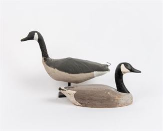 105: Canada Goose Decoys, 20th c. Pair
