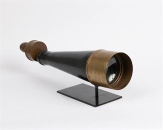 127: WWII Japanese Naval "Big Eye" Monocular on Custom Stand