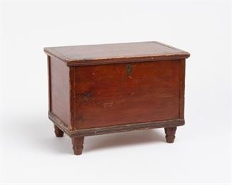 141: Miniature Blanket Chest, Pennsylvania