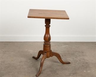 158: Maple Candle Stand, 19th c.