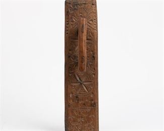 166: Chip Carved Oak Bed Smoother