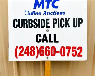 CURBSIDE SIGN NEW