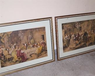 late 1800's engravings