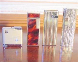 97. Four 4 Vintage Lighters  3 Calibri  1 Japan J J J