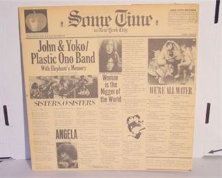 118. 1972 John Lennon Yoko Ono 2 Record Album with inserts