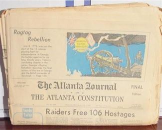 119. Two 2 item  1976 AJC Bicentennial Edition  1975 New Orleans 4 prints Coleman
