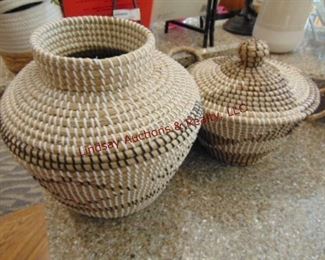 13 wicker vase basket