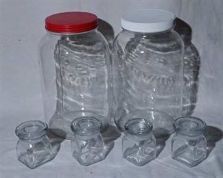 Mason Jars and Glass Cannisters