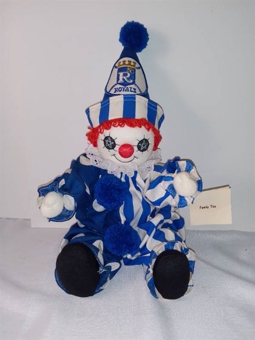 1985 KC Royals Dick Howser Good Luck Charm Clown Doll by Anna Acock