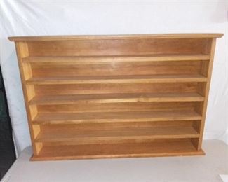 Sturdy Cedar Display Shelf