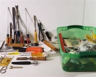 Mega Lot of Small Tools And Hardware.