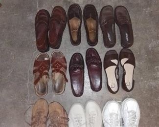 Lot of 8 Pairs of Womens Shoes Size 7-7.5