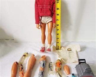 Six Million Dollar Man Action Figure with Accessories.