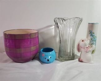 Lot of 4 Planters/Vases.