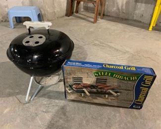 Webber Camping Grill and Steel Hibachi Grill