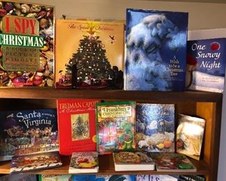 Clearance lot #4: 30 Christmas and Holiday Books for $100! Shelf is NOT included.