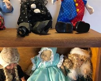 Clearance lot #6: dolls and Shirley Temple Forever stamps