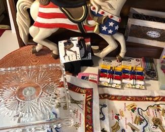 Clearance lot #13: large Lot of Home Decor, Goods, collectibles. You get everything shown in the pictures for $100! Shelf not included. From a non-smokers home.