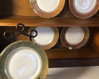 5 Limoges made in France dinner plates used as wall decor, $100 for all