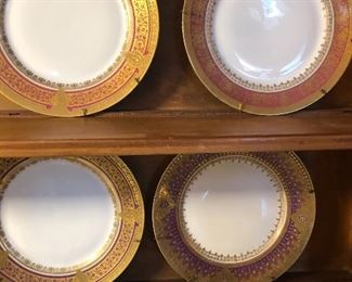 5 Limoges made in France dinner plates used as wall decor, $100 for all