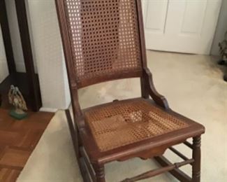 Cane back Rocking Chair 