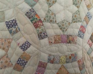 Close up of quilt 