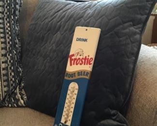Vintage Frostie thermometer Sign