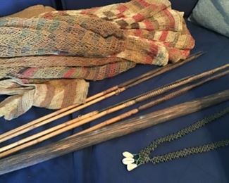 New Guinea Bow and Arrows