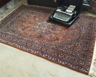 Kashmir Hand knotted Rug 4X6