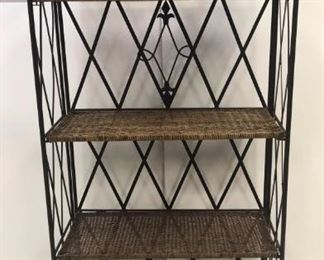 folding bakers rack