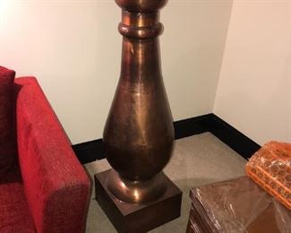 THESE ARE AMAZING! 5' TALL COPPER PEDESTAL - 2 OF 2