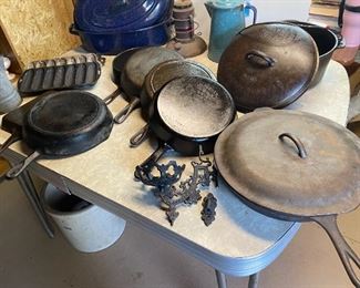 Large selection of CAST IRON, LOTS of WAGNER