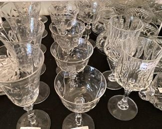 Crystal and other glassware